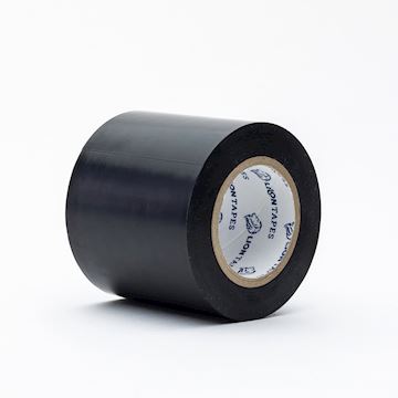 HQ - PVC tape zwart 50 mm x 10 mtr (VPE 150)